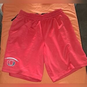 Red Athletic Men Shorts